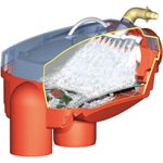 "Optimax" филтър за дъждовна вода със самопочистващ модул "Opticlean"
